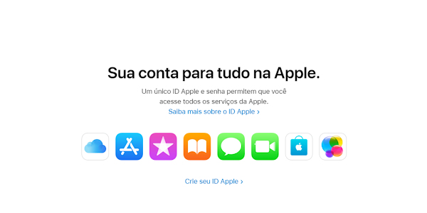 Como criar uma conta no iCloud sem iPhone ou Mac