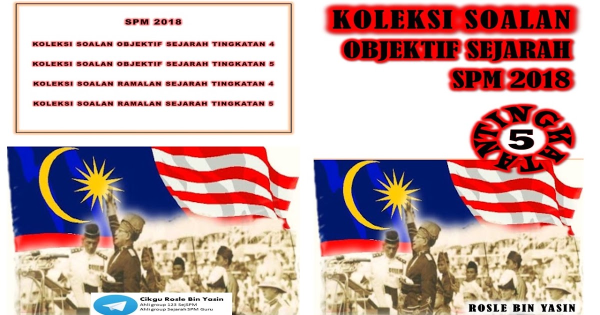 Soalan Objektif Sejarah Tingkatan 5 Bab 1 - Tersoal q