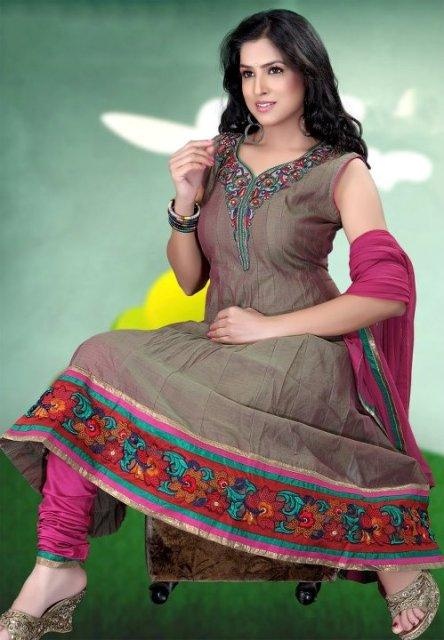 Anarkali-Churidar-frock