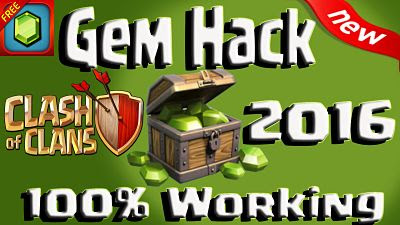 Hack Clash Of Clan Unlimited Gems/Gold/Levels 2016