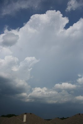 Storm Over Tyler Sunday Afternoon