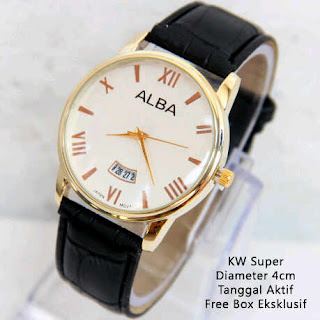 harga jam tangan kw super cowok alba man sl26 100 ribuan