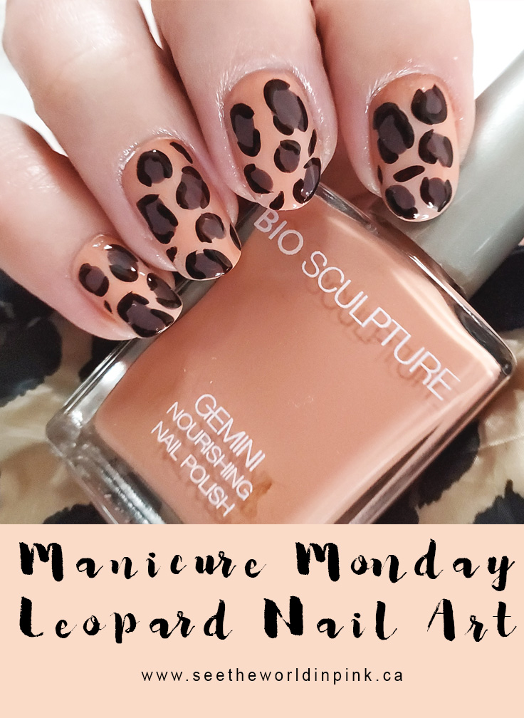 Manicure Monday - Leopard Print Nail Art