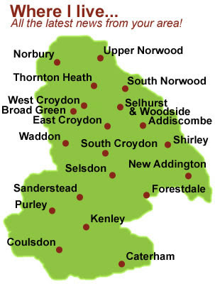 Croydon Map Region Political