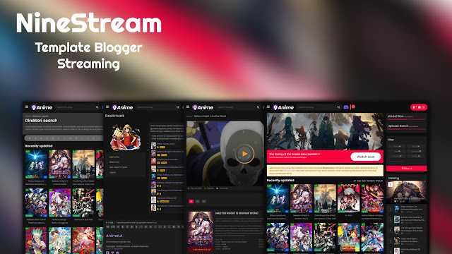 NineStream Premium Blogger Template Free Download - GraphicsMarket.net