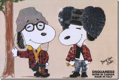 Peanuts X Metlife - Snoopy and Belle in Fashion by Dsquared2