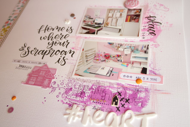 koh-i-noor | scrapbooking layout by kushi Scraproom www.kkushi.com