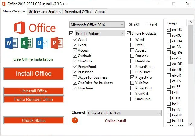 Office 2013-2021 C2R Install touchsxapp.blogspot.com