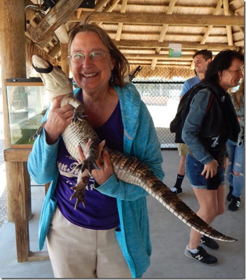 Gail and Alligator