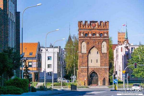 Brama Mariacka prowadząca na Stare Miasto w Malborku