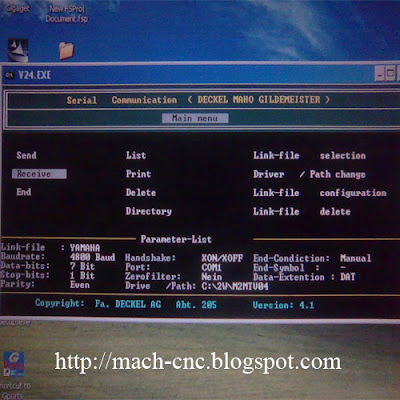 Backup CNC Parameter