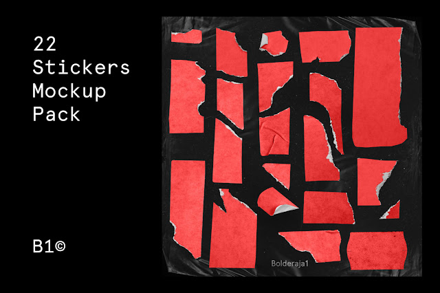 Sticker Mockup Pack