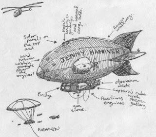 jenny hanniver airship sketch