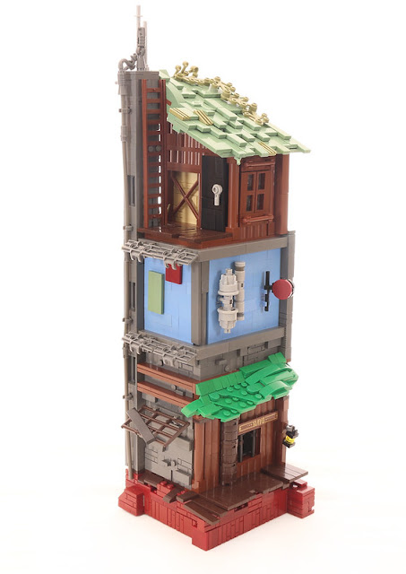 Uma cidade pintada vale cem mil tijolos LEGO