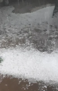 Granizo en Rojas