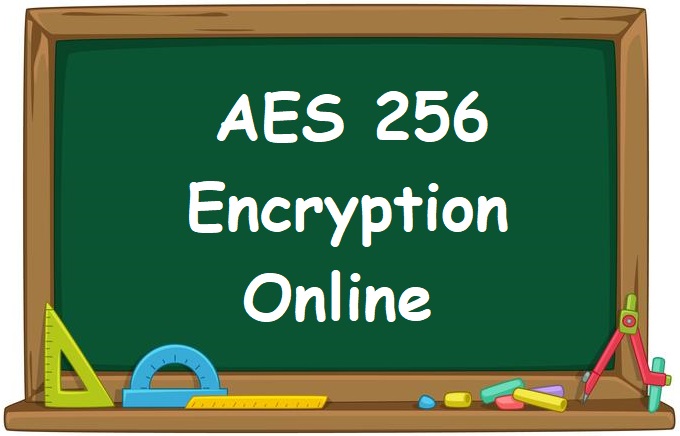 AES 256 Encryption Online