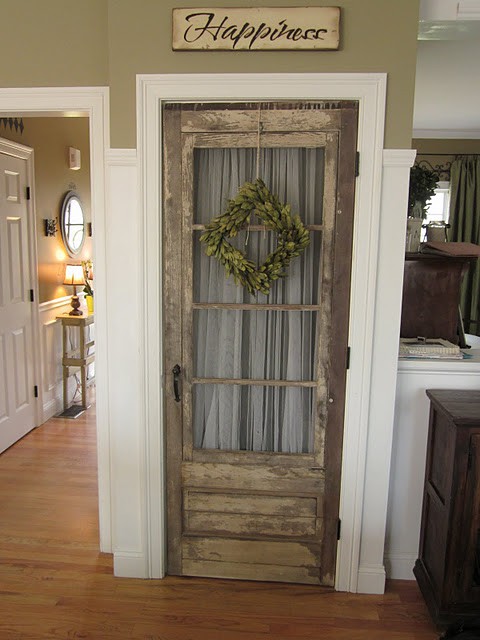 entry wood screen door plan