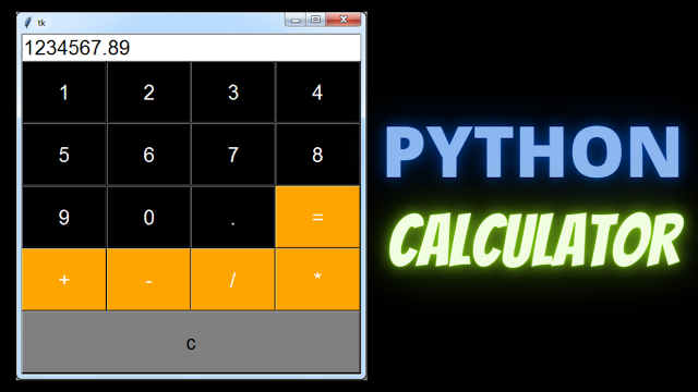 Python Calculator Using Tkinter