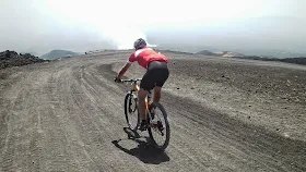 cycling climb etna volcano 