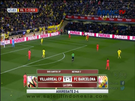 stasiun tv yang menayangkan Barcelona vs Villarreal