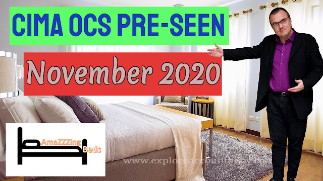 CIMA OCS November 2020 & February 2021  Pre-seen released  