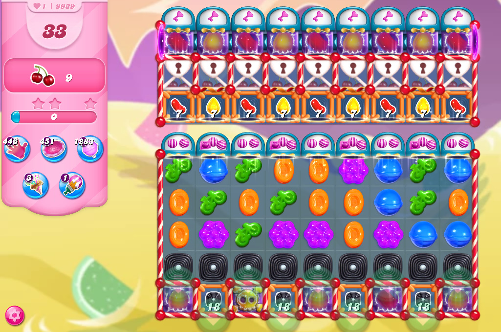 Candy Crush Saga level 9939