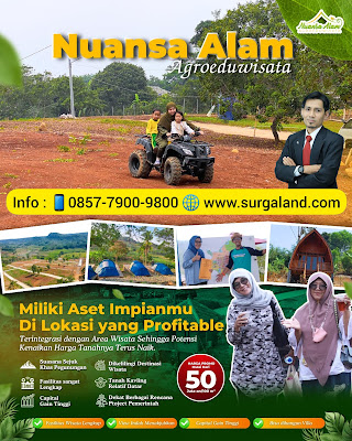 Promo Tanah Murah Bogor Nuansa Alam Agroeduwisata Desember 2023 - 085779009800