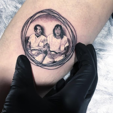 Wonderful Scenery Tattoos in Miniature Circles by Eva Krbdk