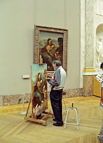 painter at Louvre