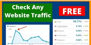 Website traffic checker free Google । Best free website traffic checker