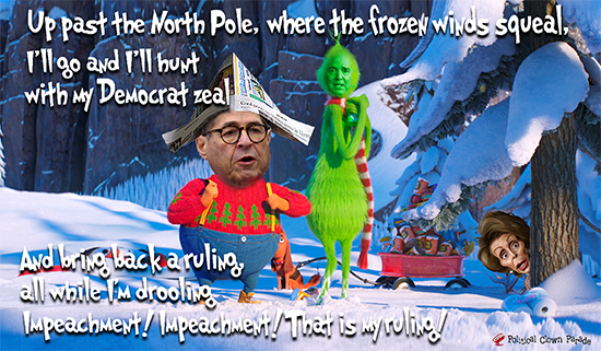 Image result for images of nadler and schiff as the grinch