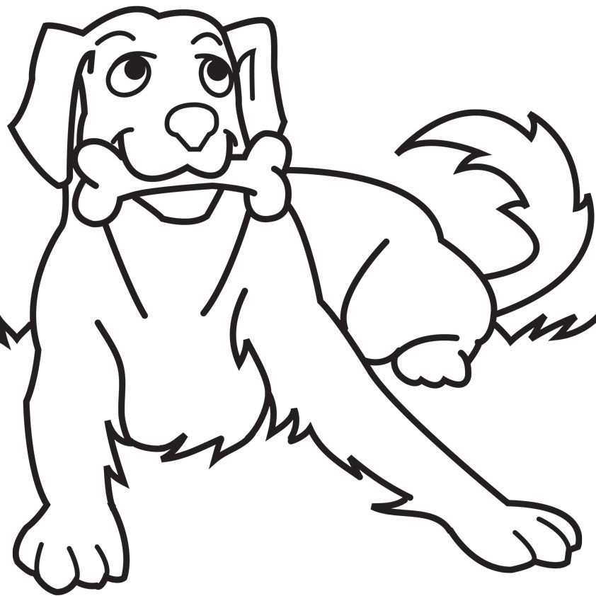 Cute Dog Coloring Pages Free Printable Pictures Coloring Coloring Wallpapers Download Free Images Wallpaper [coloring436.blogspot.com]
