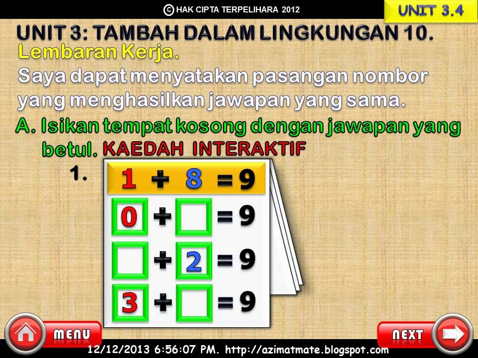 AZIMAT SEKOLAH RENDAH: LINUS. A. ISIKAN TEMPAT KOSONG 