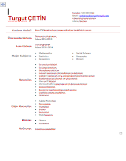 Cv nasıl hazırlanır öğrenci