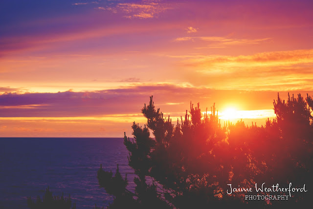 Winter Oregon sunset Jaime Weatherford