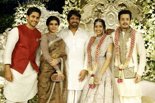 Akkineni Akhil Shriya Bhupal Engagemant