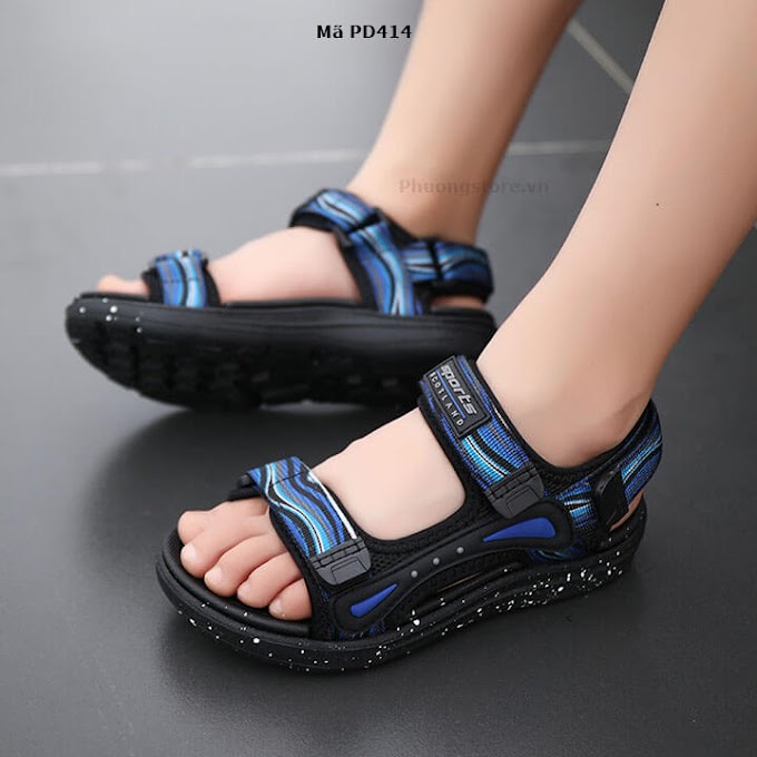 GIÀY SANDAL CHO BÉ TRAI TỪ 3-15 TUỔI NHẸ ÊM, NĂNG ĐỘNG