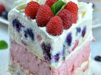 Raspberry Cheesecake Cake
