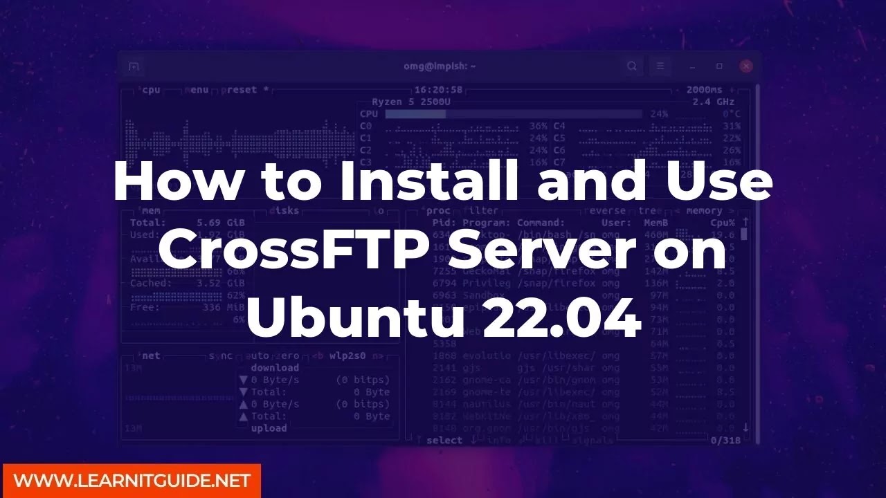 How to Install and Use CrossFTP Server on Ubuntu 22.04