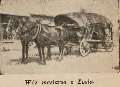 wóz maziarza z Łosia