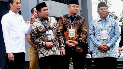 Peletakan batu pertama pembangunan Kampus II Universitas Muhammadiyah Purwokerto (UMP) oleh Presiden Jokowi