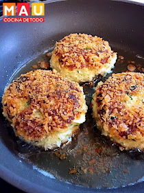 receta crab cakes tortitas de cangrejo jaiba mariscos cuaresma