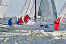 J/70 rounding mark off Annapolis, MD