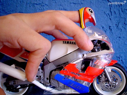 Moto Yamaha de colecionador 