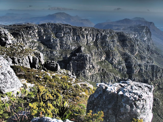 Afrique du Sud, Cap Town, Table Mountain, de grands chemins