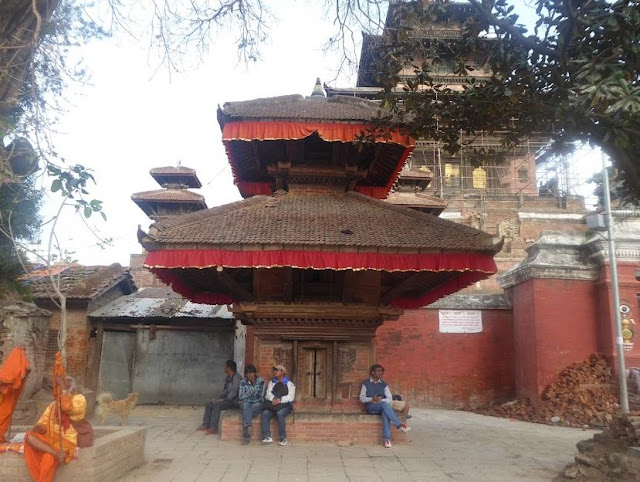 Tempio a Durbar square a kathmandu