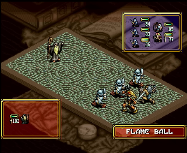 Ogre Battle: The March of the Black Queen Sega Saturn screenshot