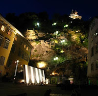 Graz Schlossberg night