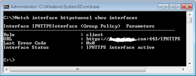 Troubleshooting IPHTTPS interface