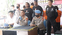 Gelar press Release,Polres Wajo Beberkan Pengungkapan Kasus Curanmor